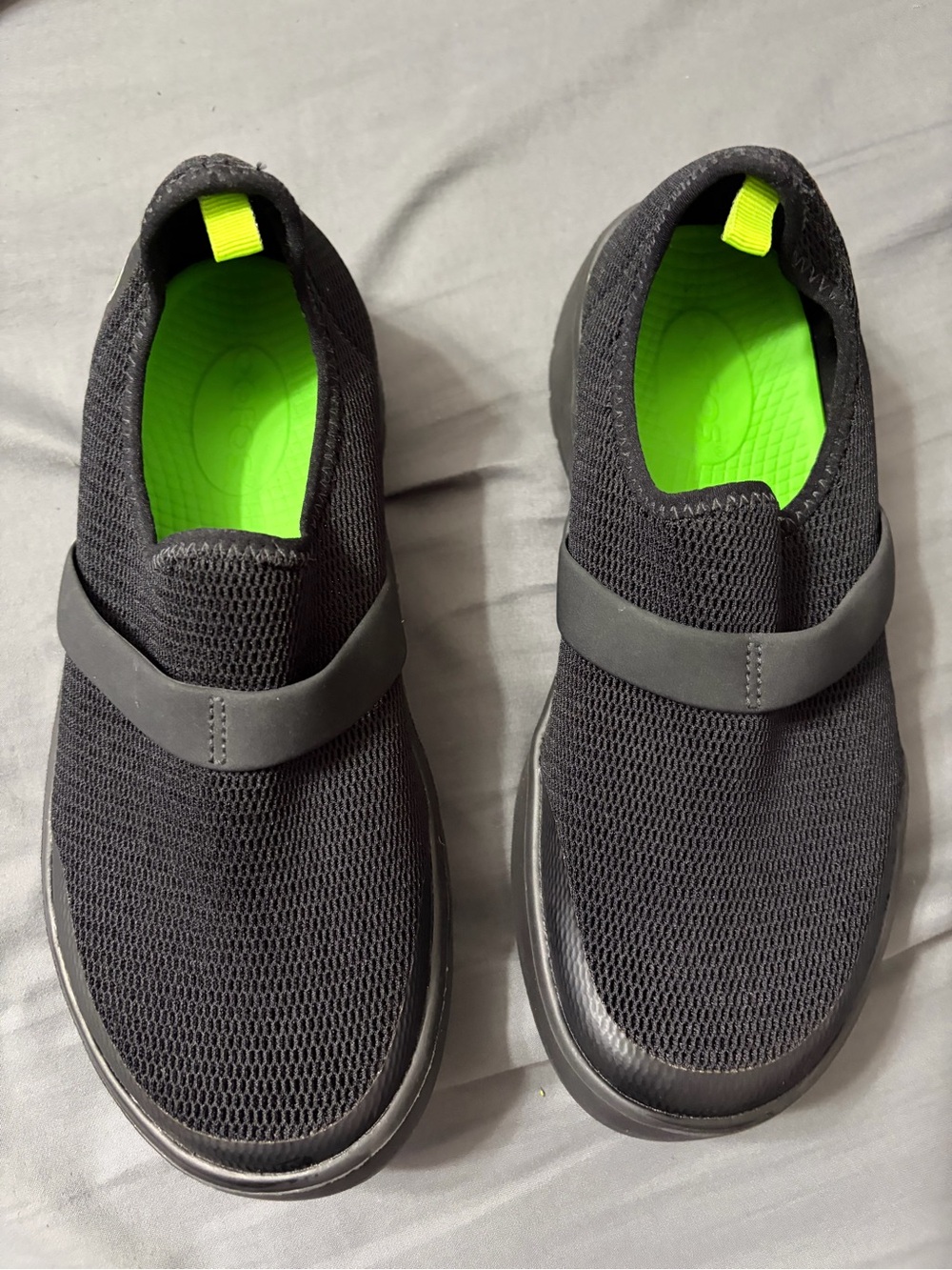 OOFOS Oomg‎ low recovery shoes black size women’s 7/EU 38